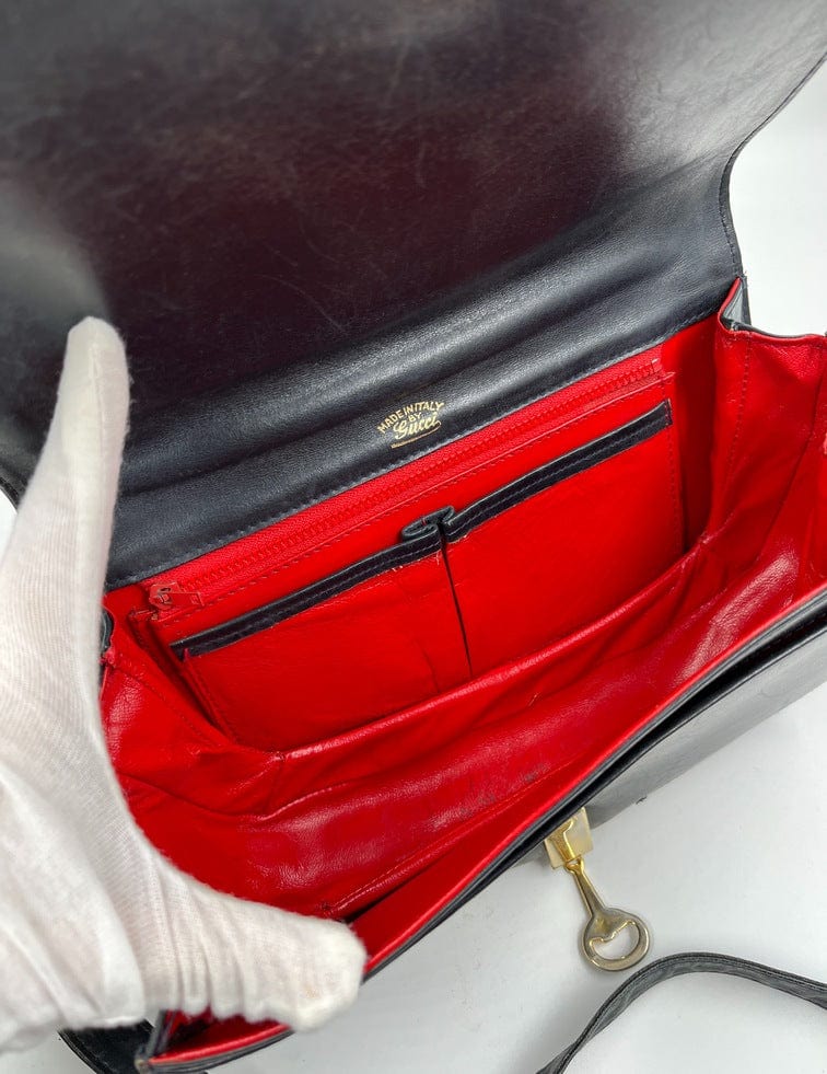 Vintage Gucci Canvas Crossbody Bag