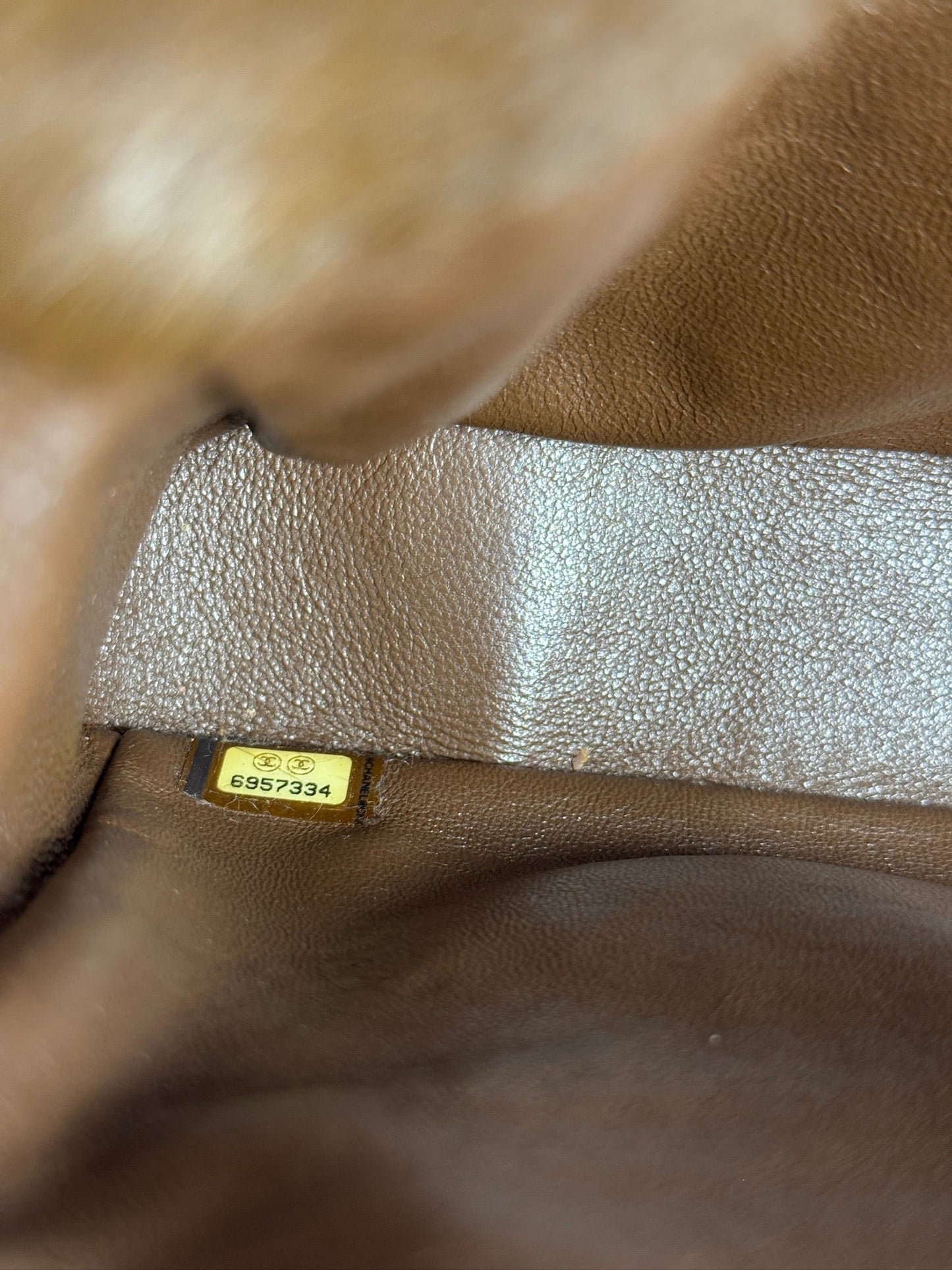 Chanel Vintage 00s Brown Pony Hair & Velour Chocolate Bar East West Flap Bag w Aged Gold Hardware