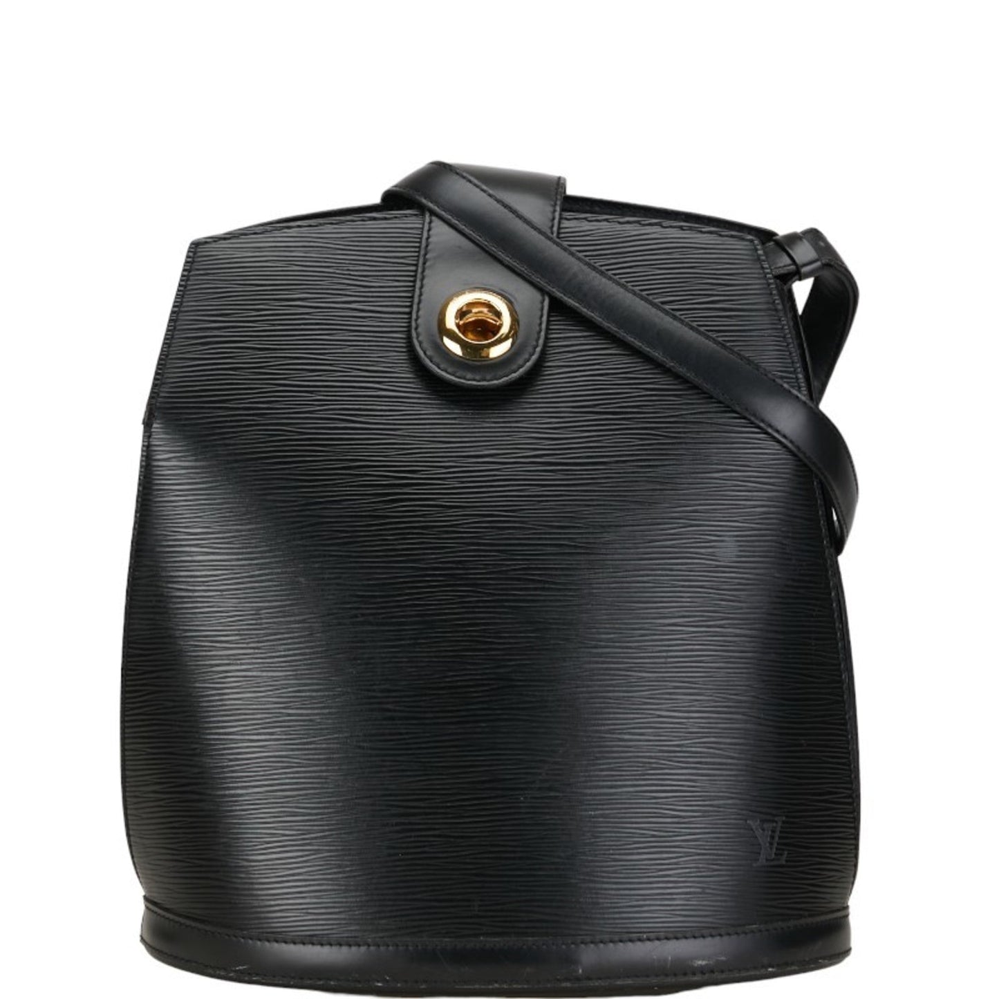 Louis Vuitton Noir Leather Shoulder Bag