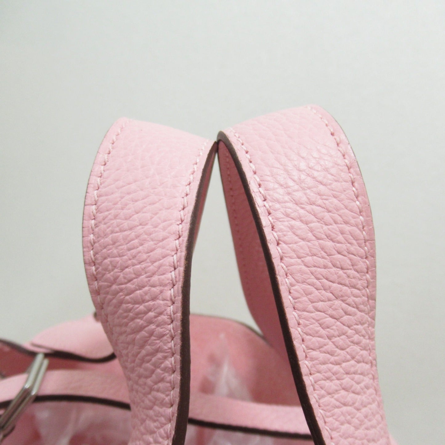 Hermes Picotin Lock PM Rose Sacca Handbag Handbag Handbag Leather ant Pink Collector