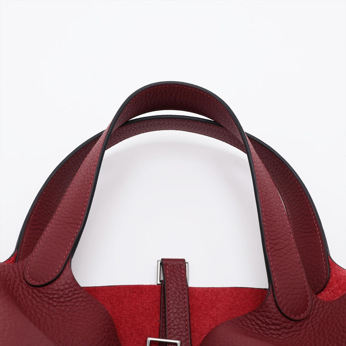 Hermes Picotin Lock MM Clemence Rojoash Silver U 2022