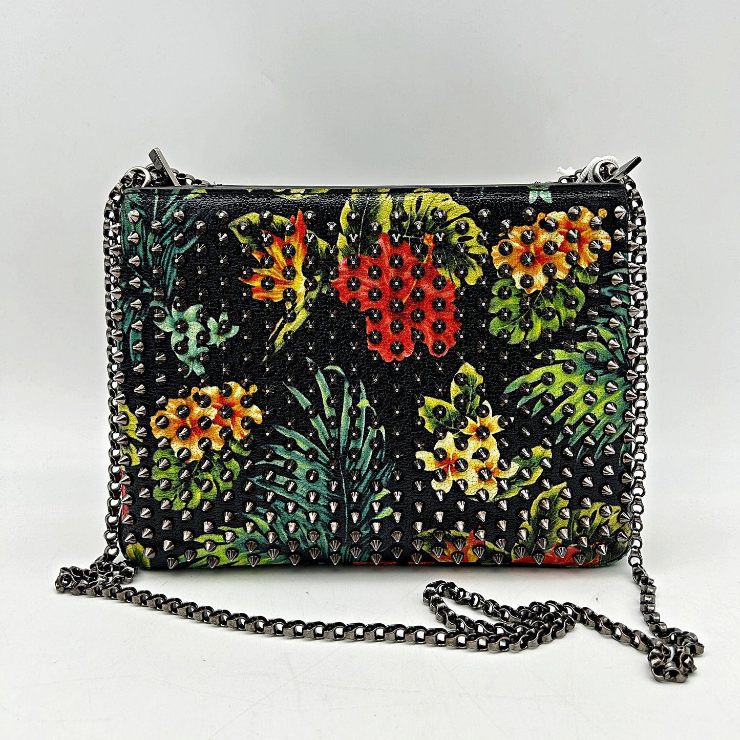 Multicolor Christian Louboutin Triloubi Large Triple-Gusset Spiked Shoulder Bag LA12265