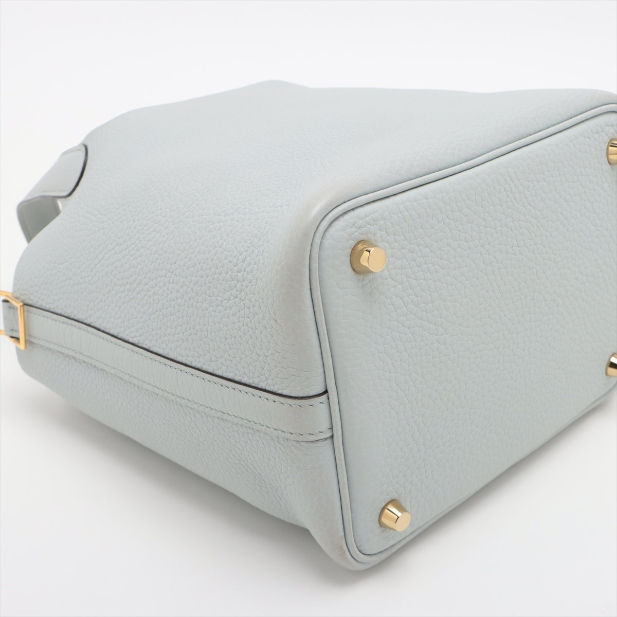 Hermes Picotin Lock PM Clemence Blue Pearl Gold Z: 2021