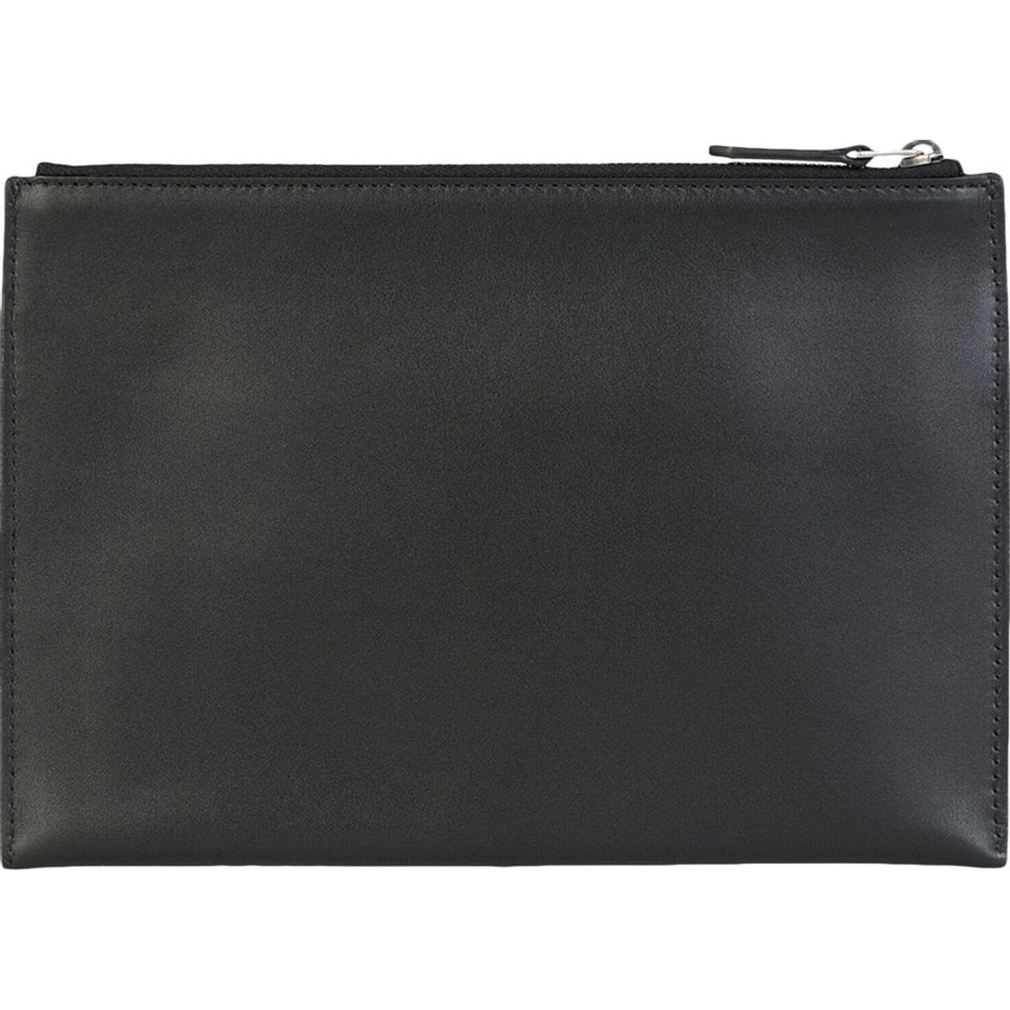 Bottega Veneta Logo Embossed Zipped Clutch Bag
