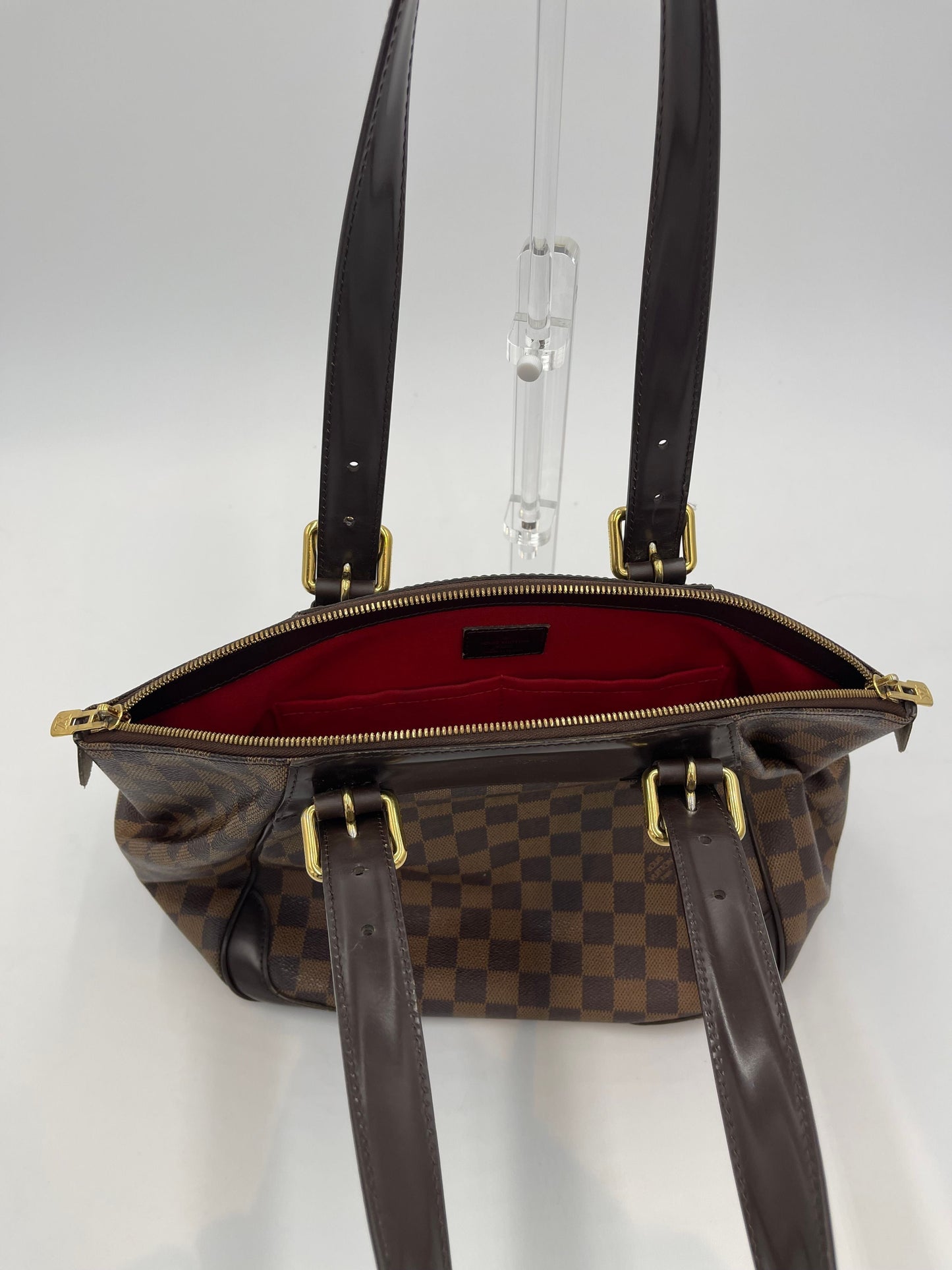 Louis Vuitton Damier Ebene Verona MM - Brown Shoulder Bags, Handbags AG376O