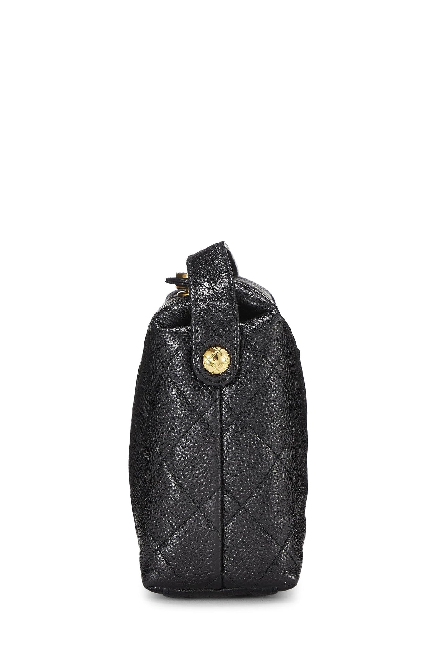 Chanel, Black Caviar Shoulder Bag, Black