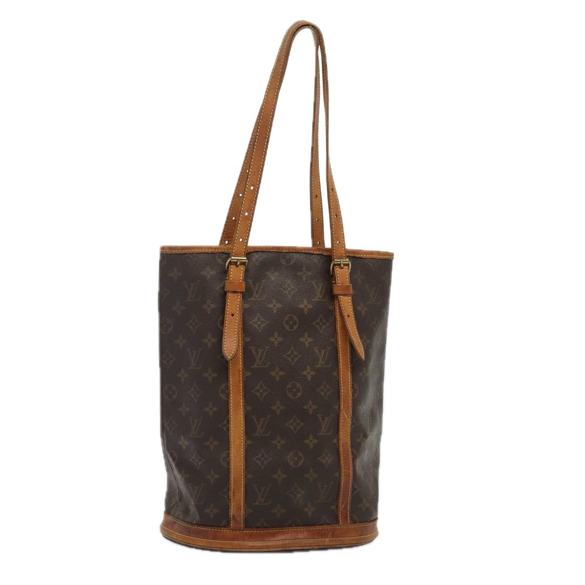 LOUIS VUITTON Monogram Bucket GM Shoulder Bag M42236 LV Auth 84102