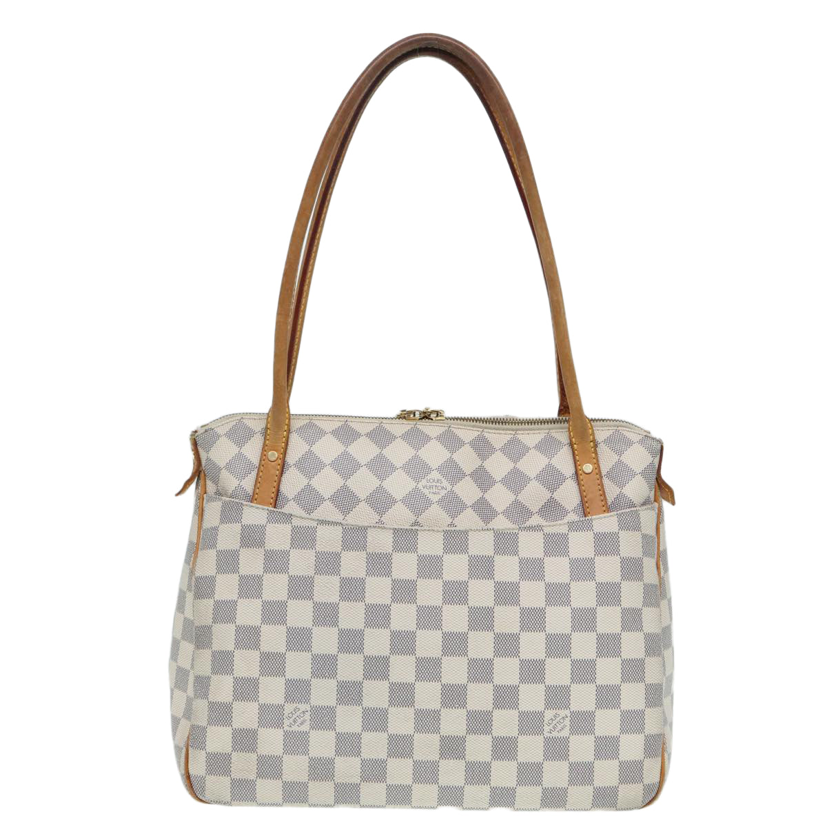 LOUIS VUITTON Damier Azur Figueri PM Shoulder Bag N41176 LV Auth 84977