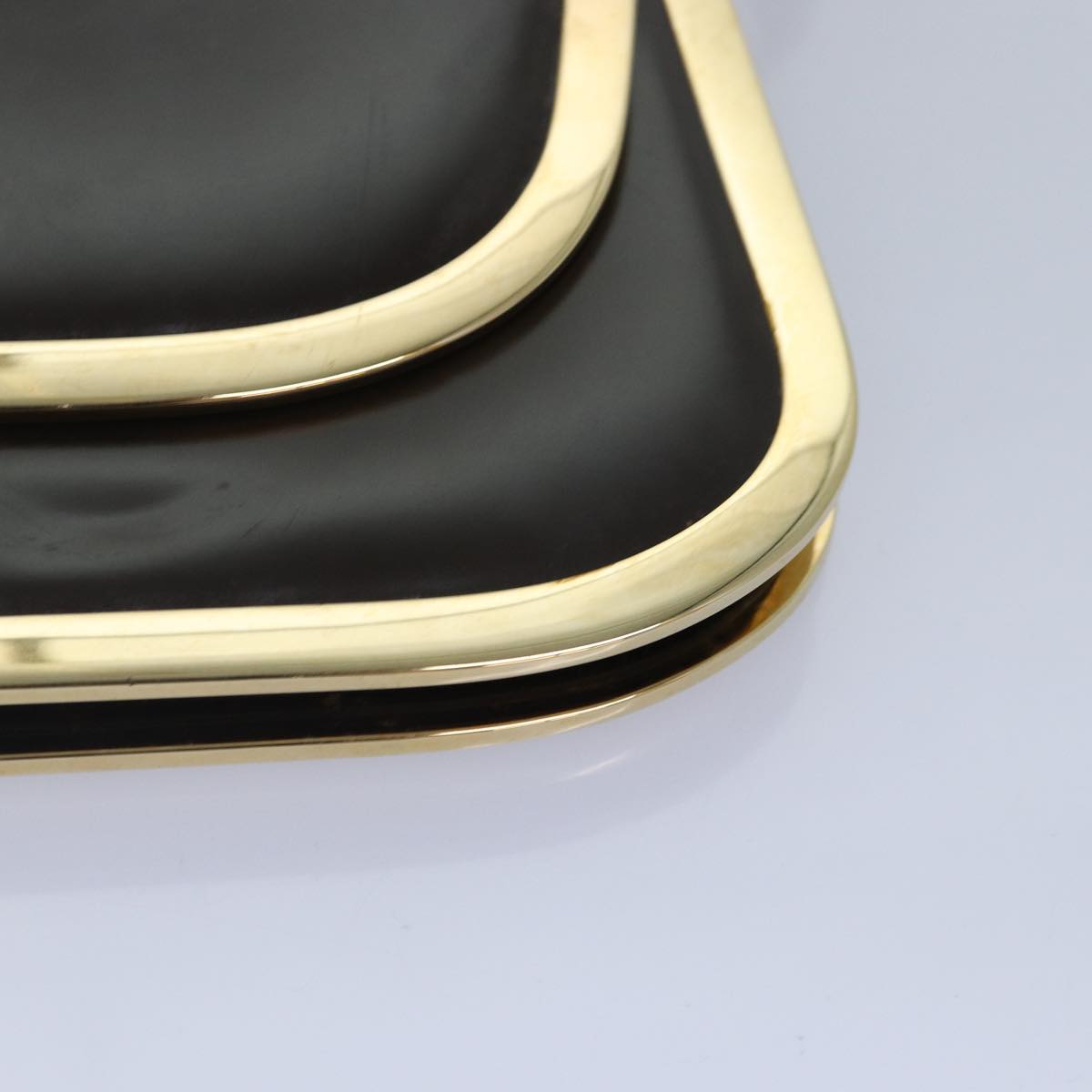 GUCCI Shoulder Bag Leather Gold Brown 001 2058 1764 0 Auth 85409