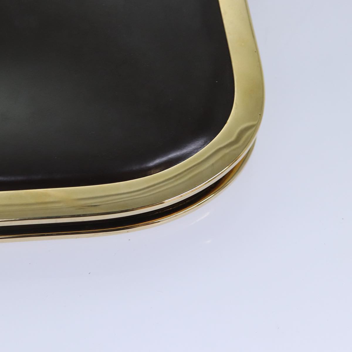 GUCCI Shoulder Bag Leather Gold Brown 001 2058 1764 0 Auth 85409