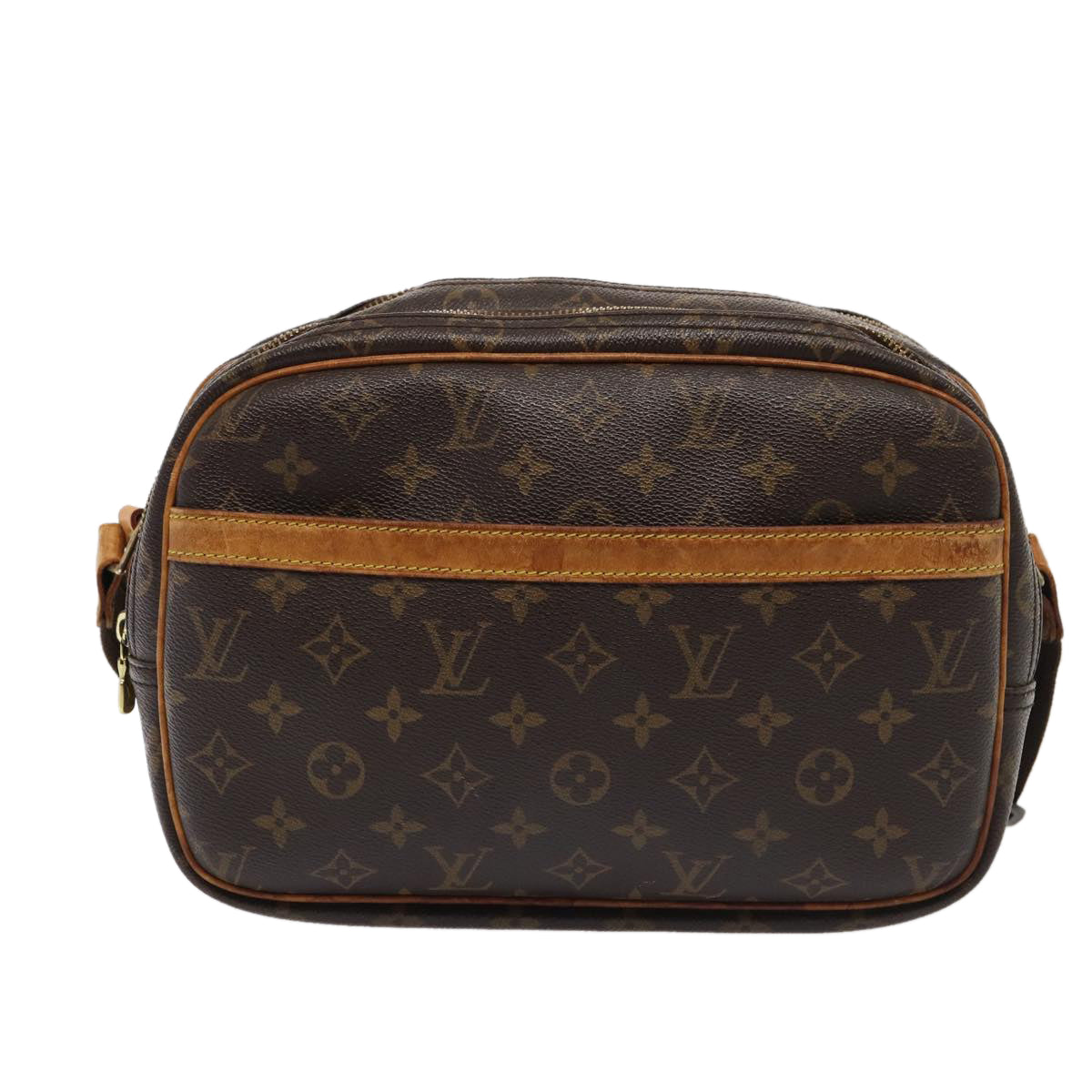 LOUIS VUITTON Monogram Reporter PM Shoulder Bag M45254 LV Auth 85980