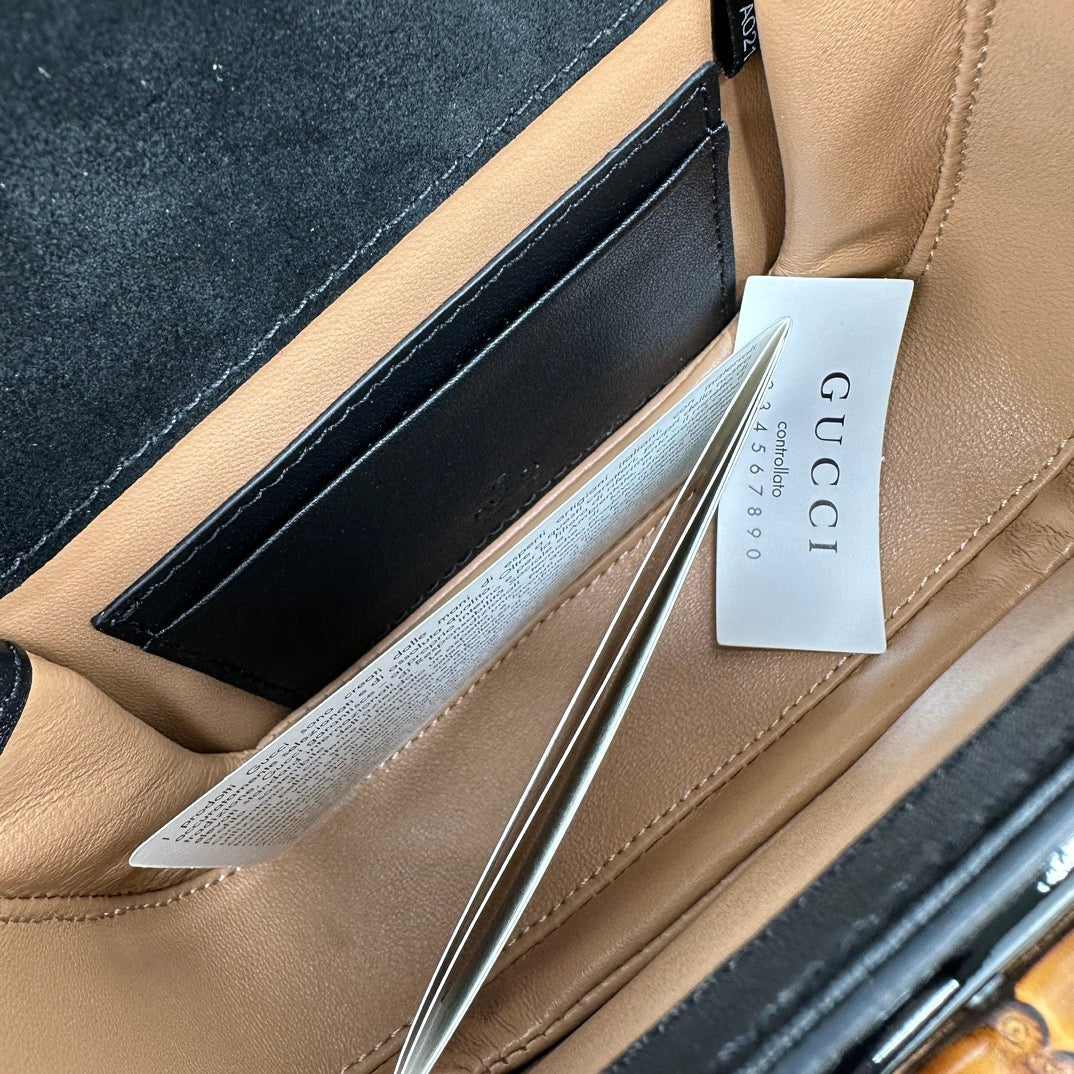 BOLSA GUCCI BAMBOO 1947 PEQUENA