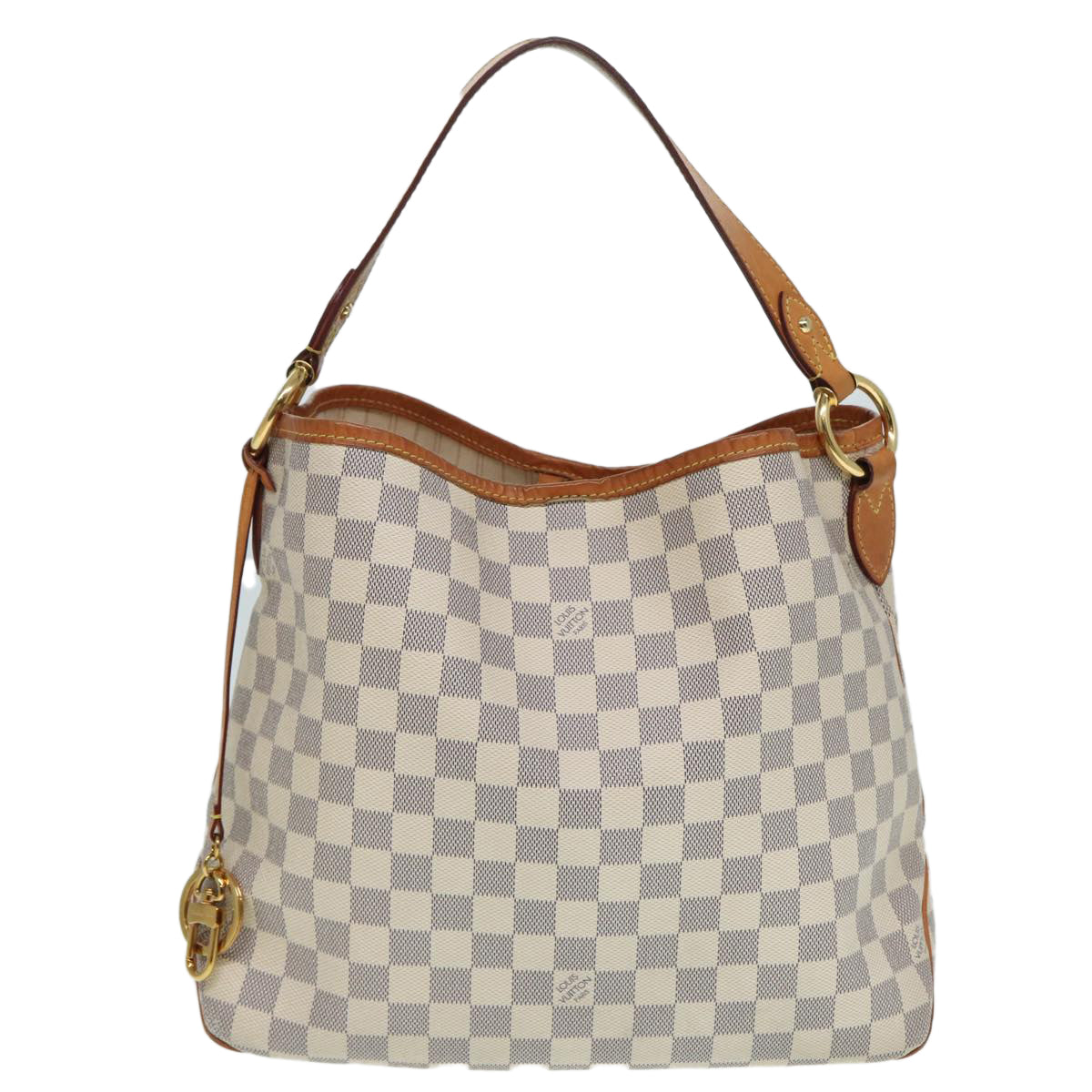 LOUIS VUITTON Damier Azur Delightful PM Shoulder Bag N41447 LV Auth 86589