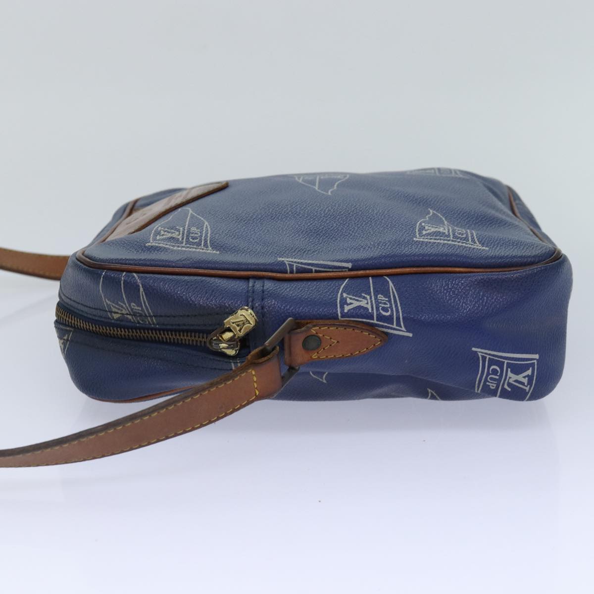 LOUIS VUITTON LV Cup Sac San Diego Shoulder Bag Blue M80010 LV Auth 86651