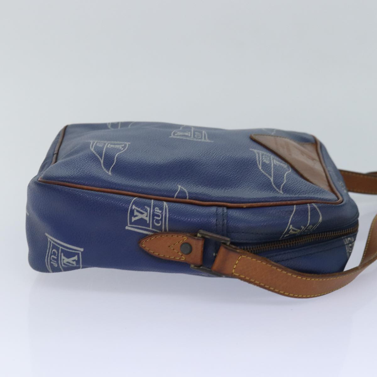 LOUIS VUITTON LV Cup Sac San Diego Shoulder Bag Blue M80010 LV Auth 86651