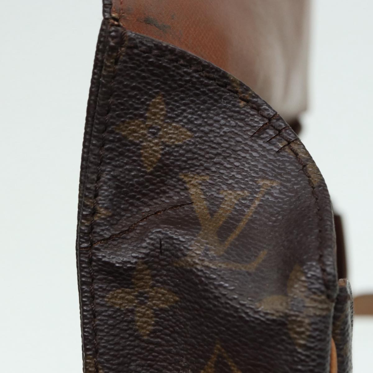 LOUIS VUITTON Monogram Cartouchiere GM Shoulder Bag M51252 LV Auth 86783