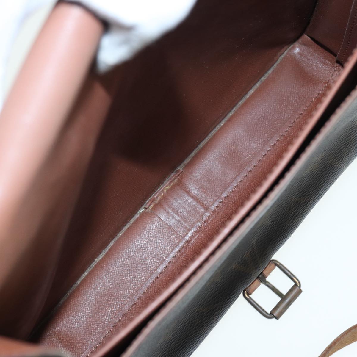 LOUIS VUITTON Monogram Cartouchiere GM Shoulder Bag M51252 LV Auth 86783