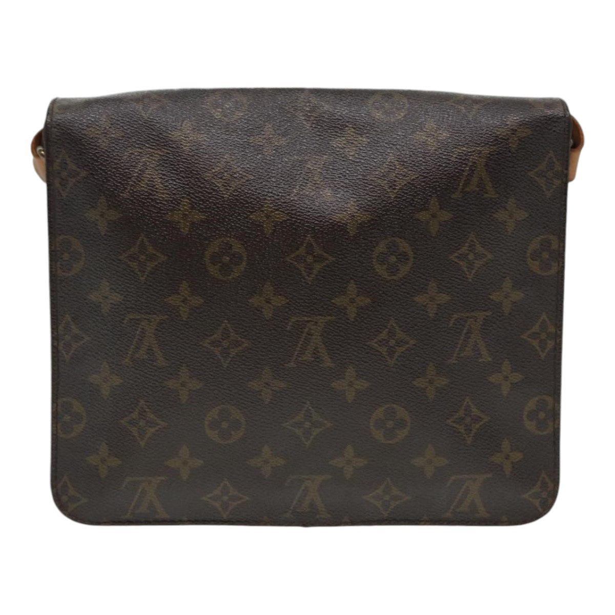 LOUIS VUITTON Monogram Cartouchiere GM Shoulder Bag M51252 LV Auth 86783