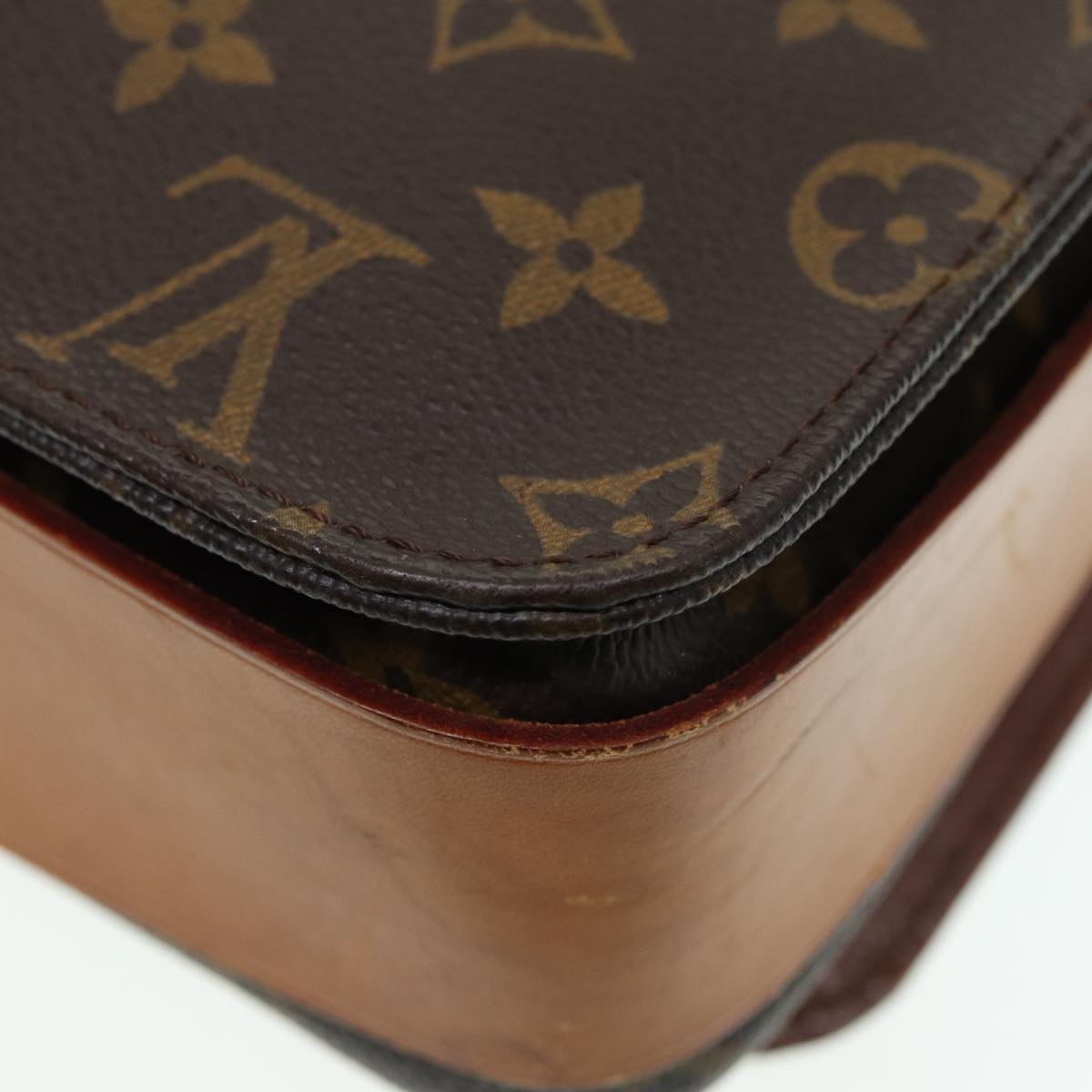 LOUIS VUITTON Monogram Cartouchiere GM Shoulder Bag M51252 LV Auth 86787