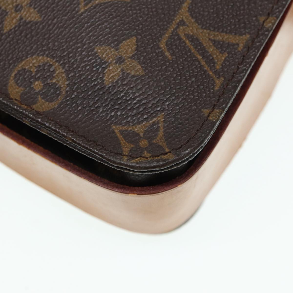 LOUIS VUITTON Monogram Cartouchiere GM Shoulder Bag M51252 LV Auth 86787