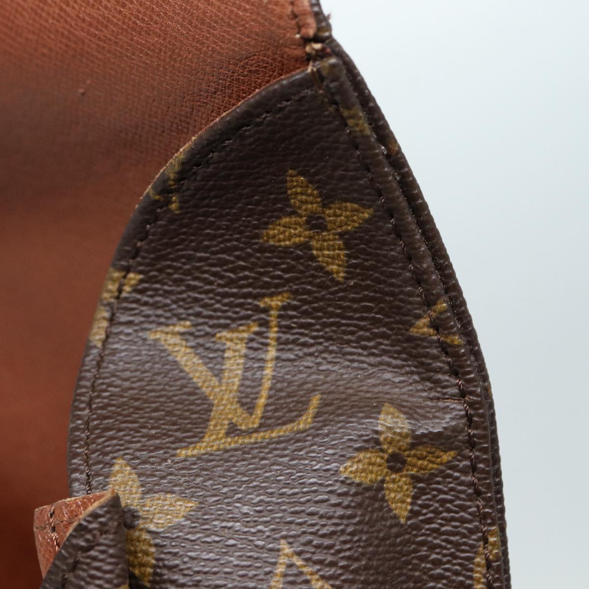 LOUIS VUITTON Monogram Cartouchiere GM Shoulder Bag M51252 LV Auth 86787