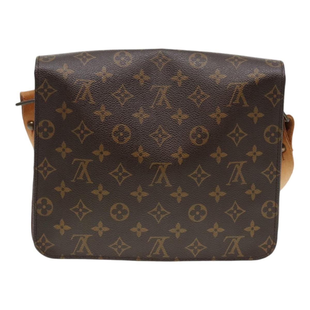 LOUIS VUITTON Monogram Cartouchiere GM Shoulder Bag M51252 LV Auth 86787