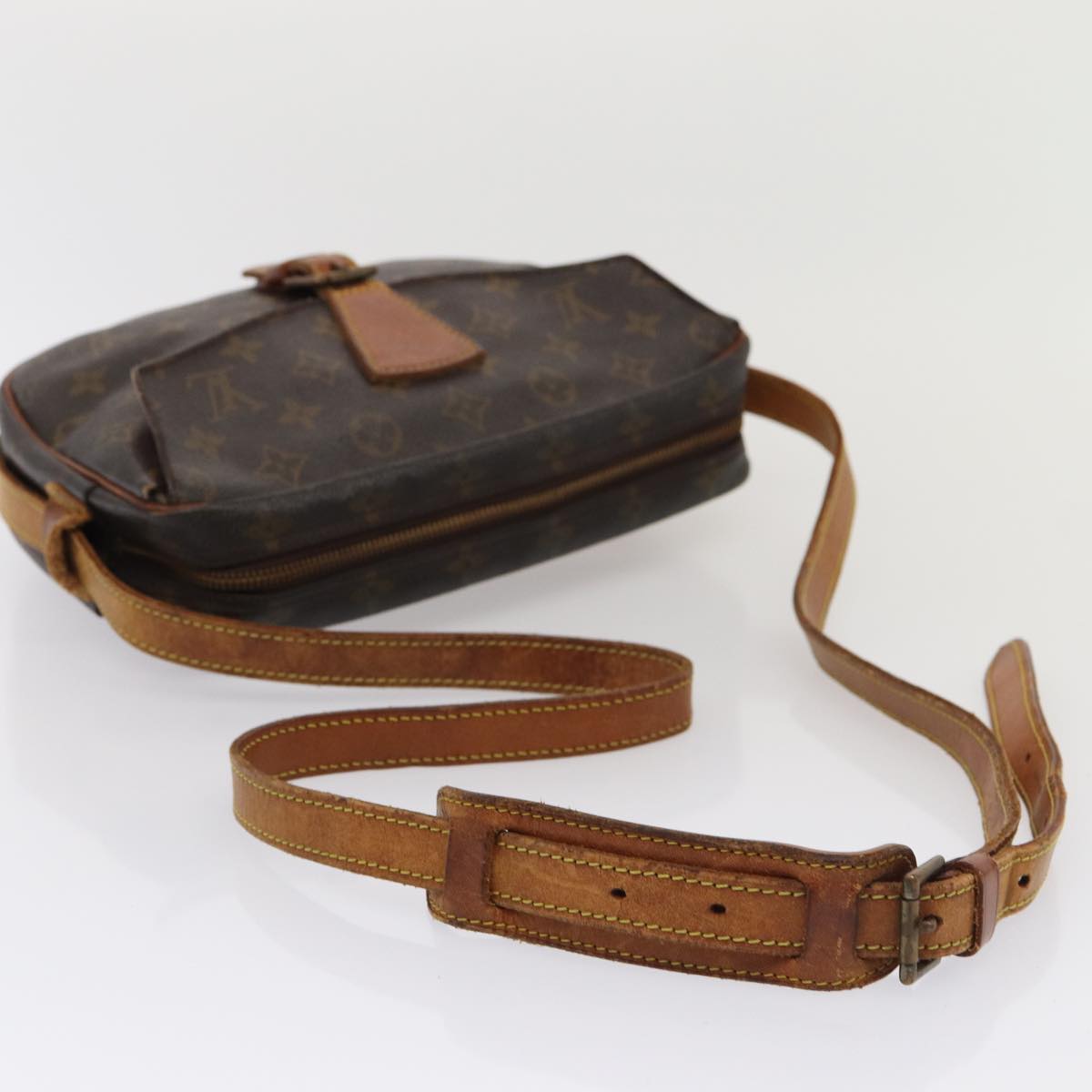 LOUIS VUITTON Monogram Jeune Fille GM Shoulder Bag M51225 LV Auth 86791