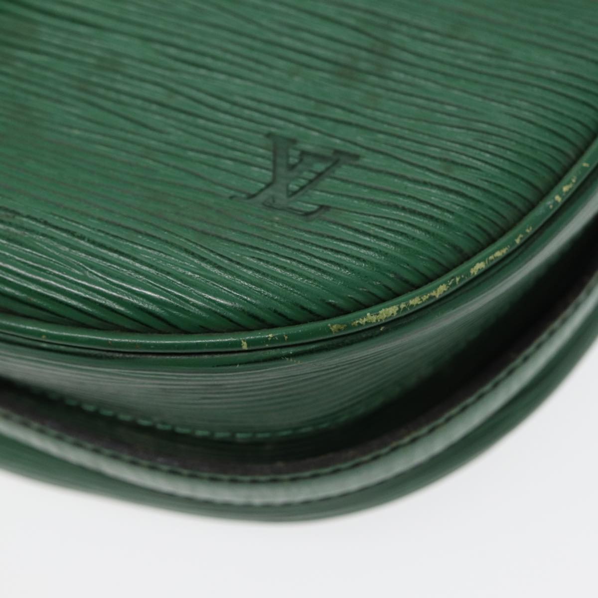 LOUIS VUITTON Epi Jeune Fille MM Shoulder Bag Green M52154 LV Auth 86819