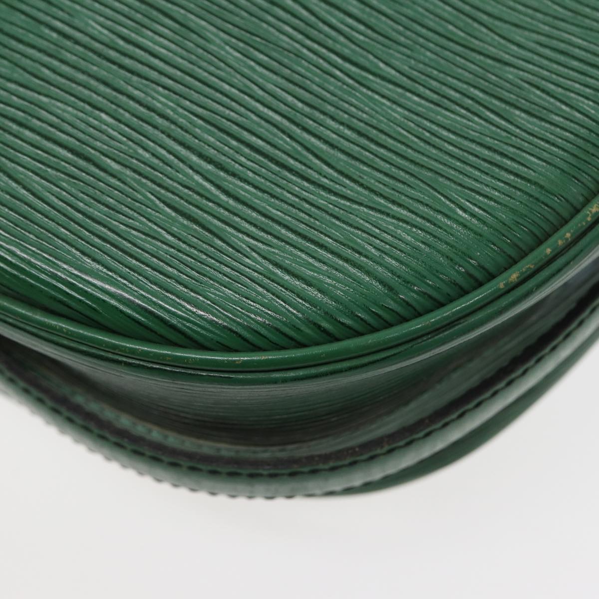 LOUIS VUITTON Epi Jeune Fille MM Shoulder Bag Green M52154 LV Auth 86819