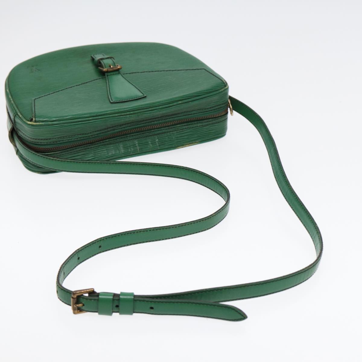 LOUIS VUITTON Epi Jeune Fille MM Shoulder Bag Green M52154 LV Auth 86819