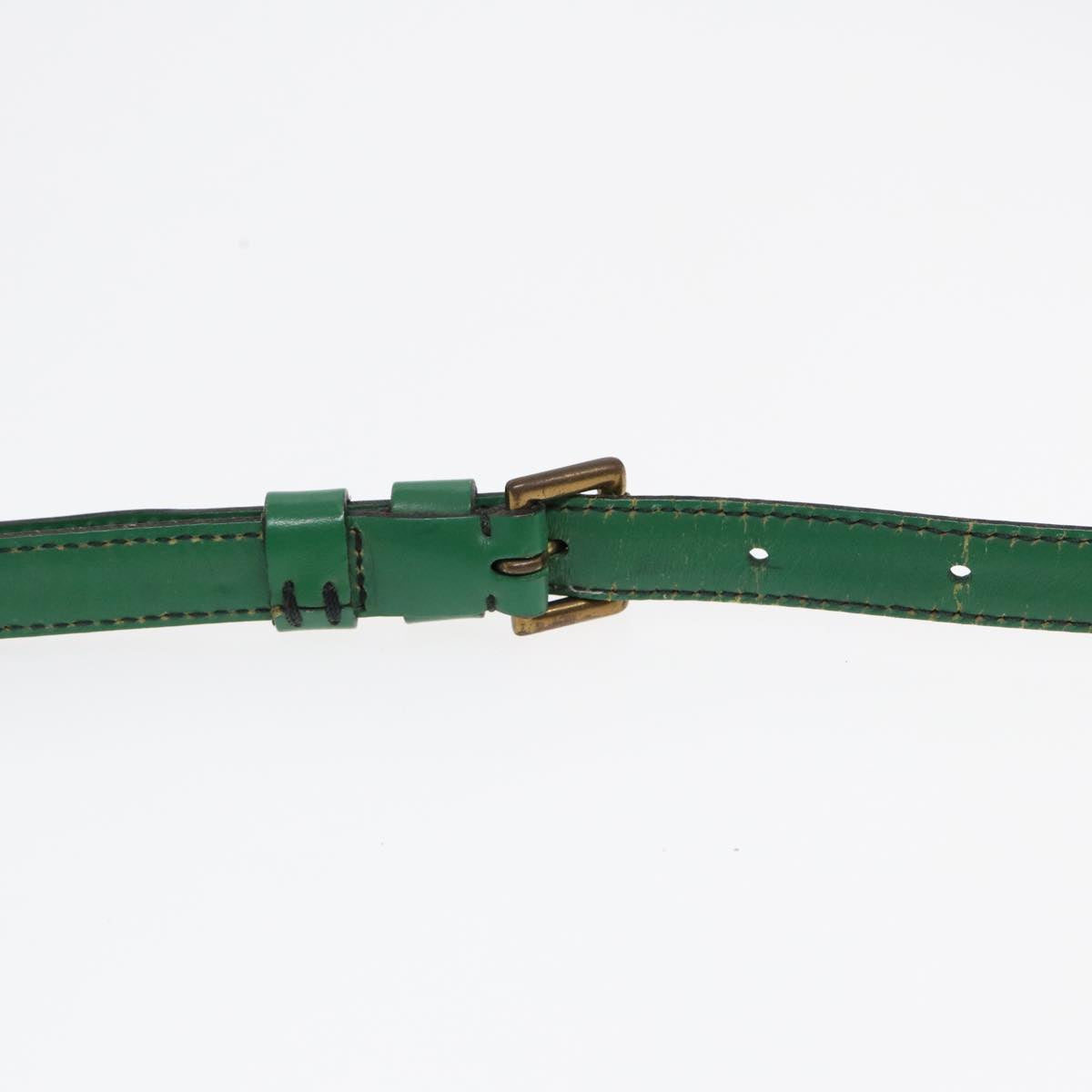 LOUIS VUITTON Epi Jeune Fille MM Shoulder Bag Green M52154 LV Auth 86819