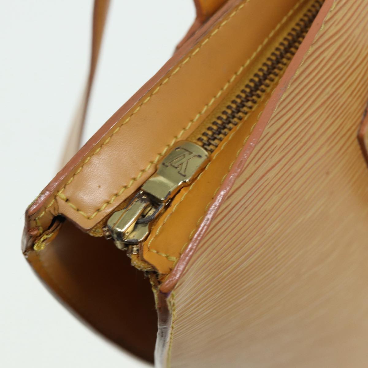 LOUIS VUITTON Epi Saint Jacques Shopping Shoulder Bag Yellow M52269 Auth 86856