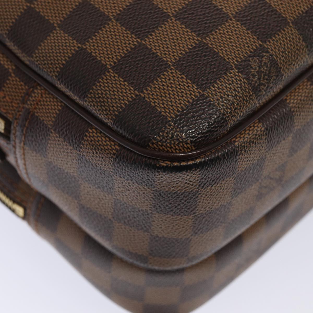 LOUIS VUITTON Damier Ebene Reporter PM Shoulder Bag N45253 LV Auth 86960