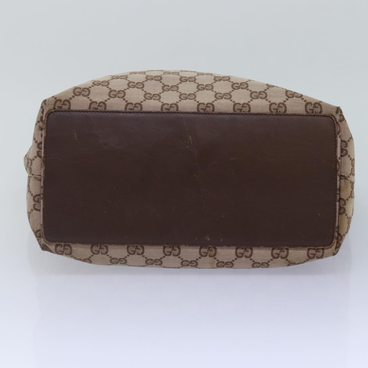 GUCCI GG Canvas Tote Bag Beige 002 1098 Auth 87340