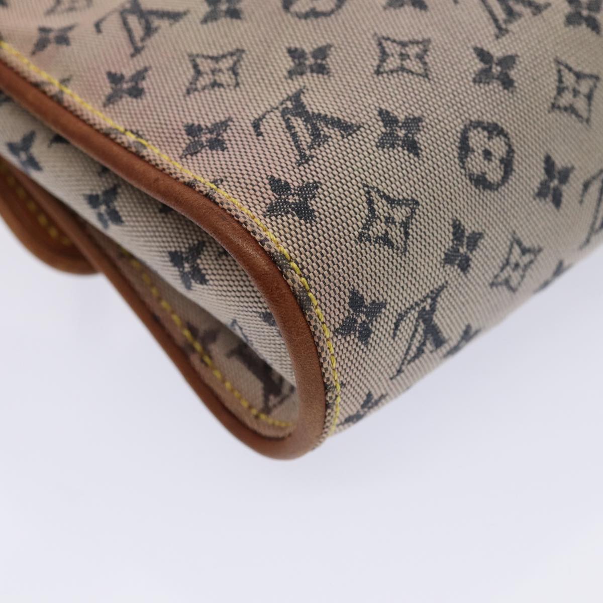 LOUIS VUITTON Monogram Mini Camille Chain Shoulder Bag Blue M92002 LV Auth 87413