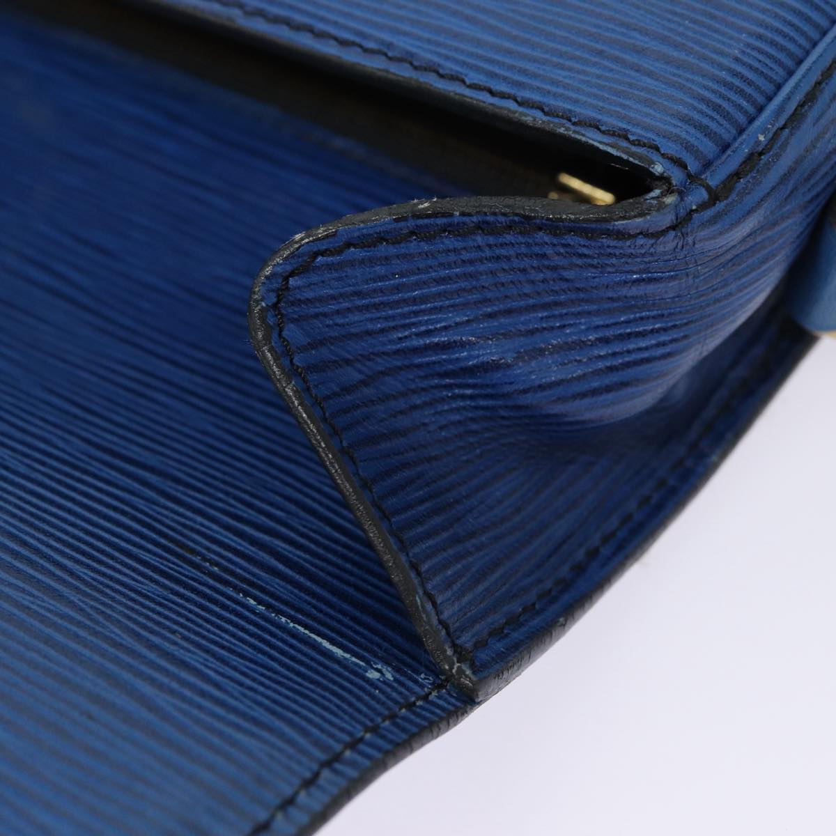 LOUIS VUITTON Epi Saint Cloud GM Shoulder Bag Toledo Blue M52195 LV Auth 87491