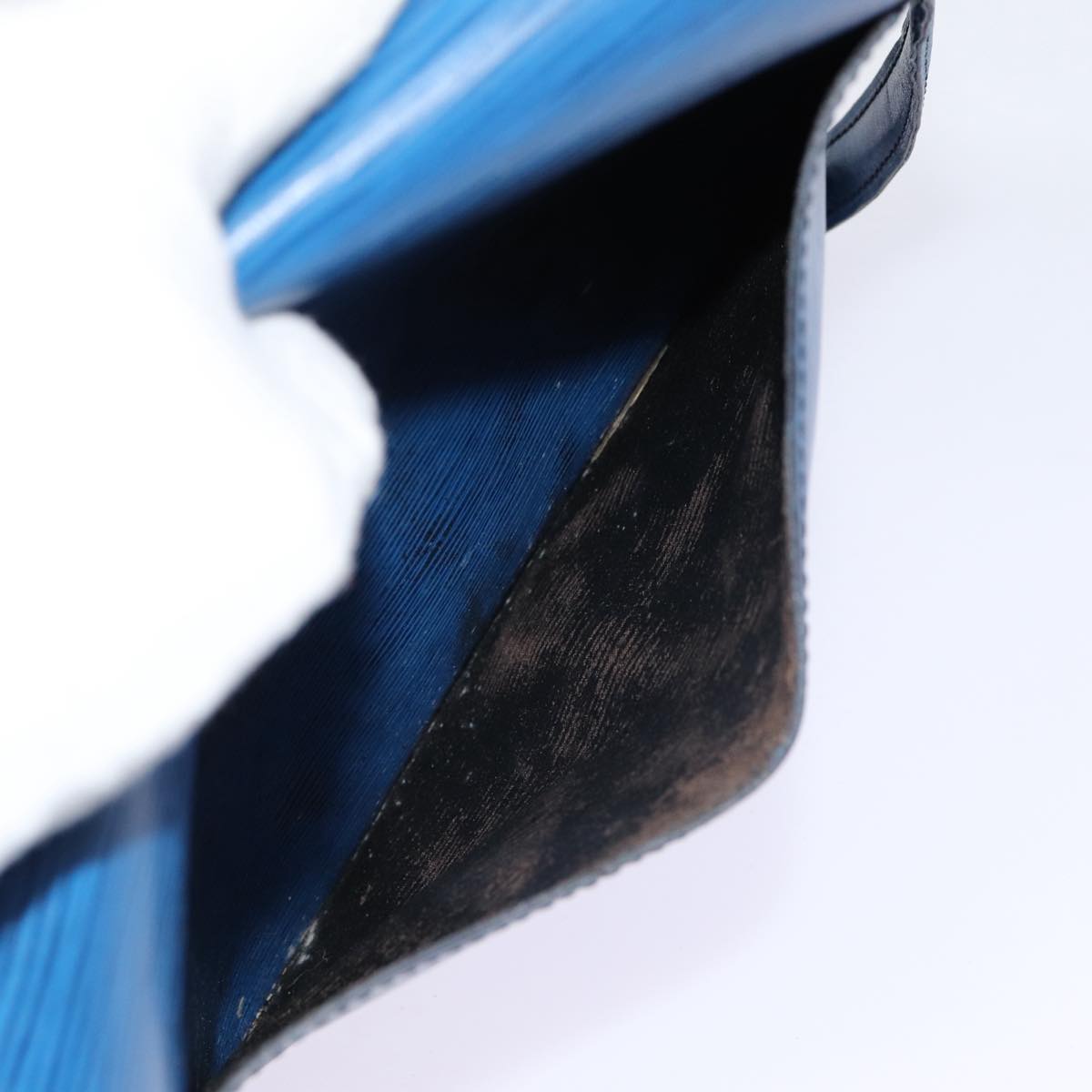 LOUIS VUITTON Epi Saint Cloud GM Shoulder Bag Toledo Blue M52195 LV Auth 87491