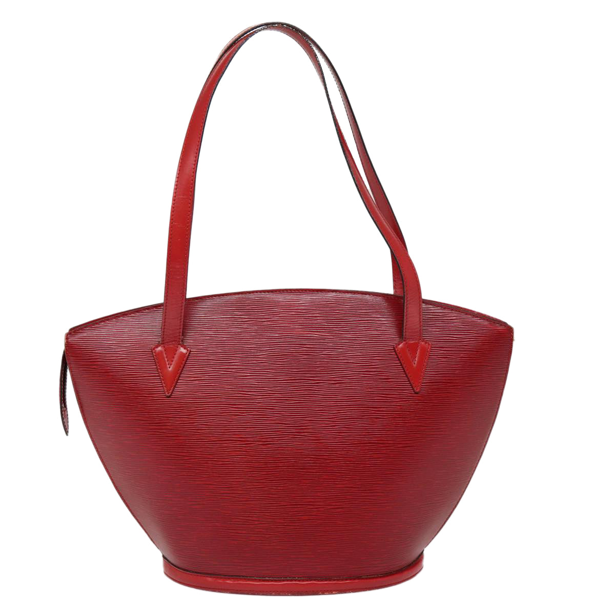 LOUIS VUITTON Epi Saint Jacques Shopping Shoulder Bag Red M52277 LV Auth 87512