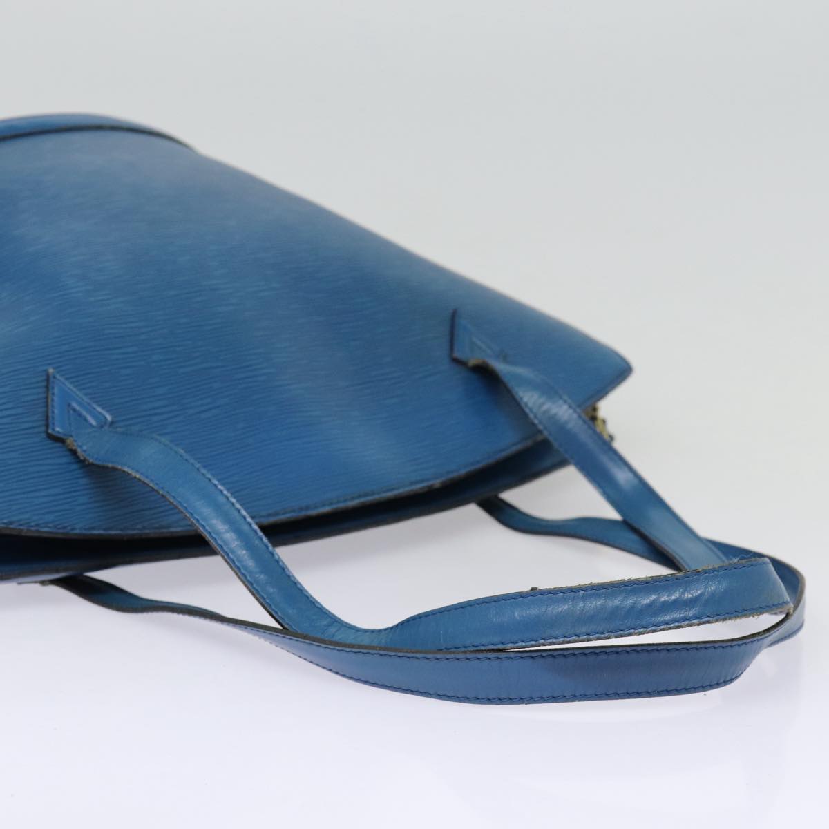 LOUIS VUITTON Epi Saint Jacques Shopping Shoulder Bag Blue M52275 LV Auth 87513