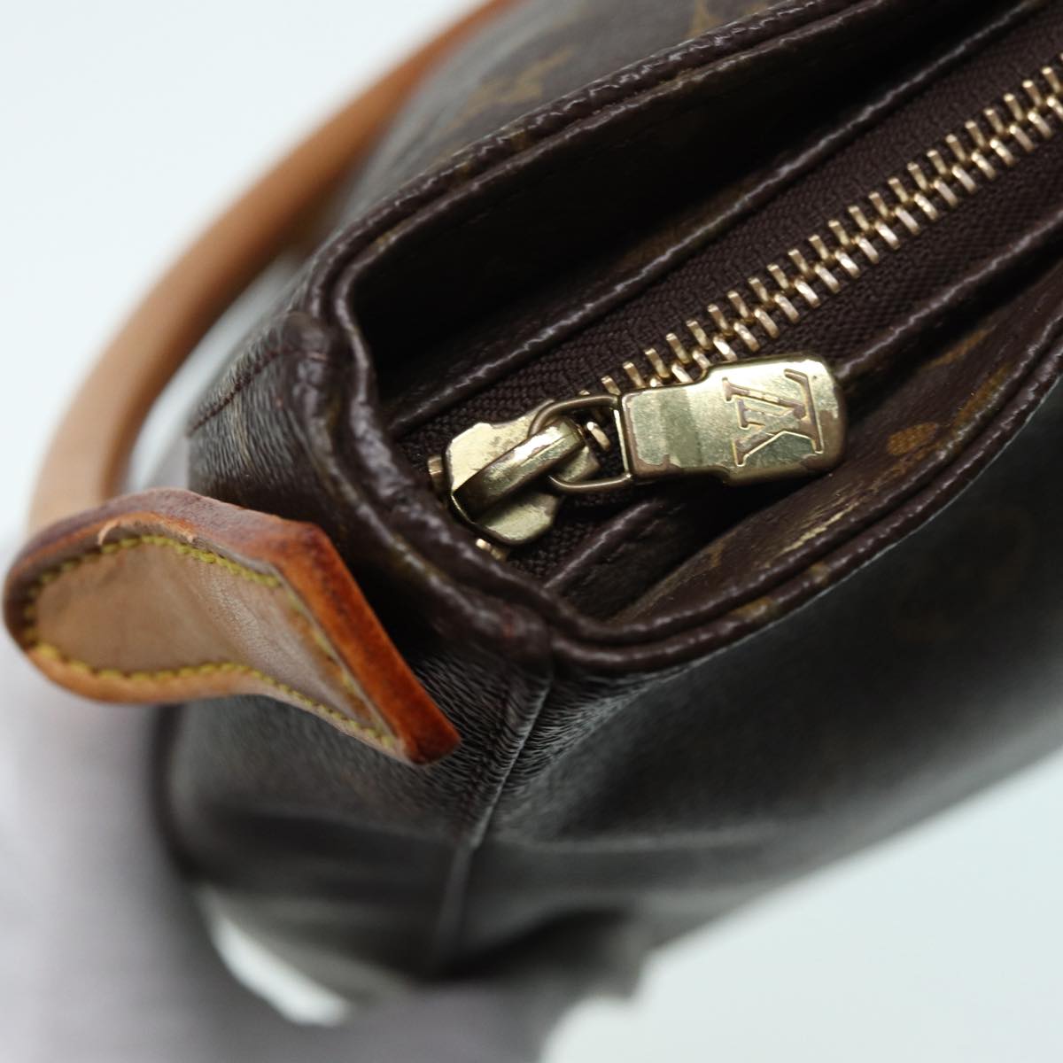LOUIS VUITTON Monogram Looping GM Shoulder Bag M51145 LV Auth 87586
