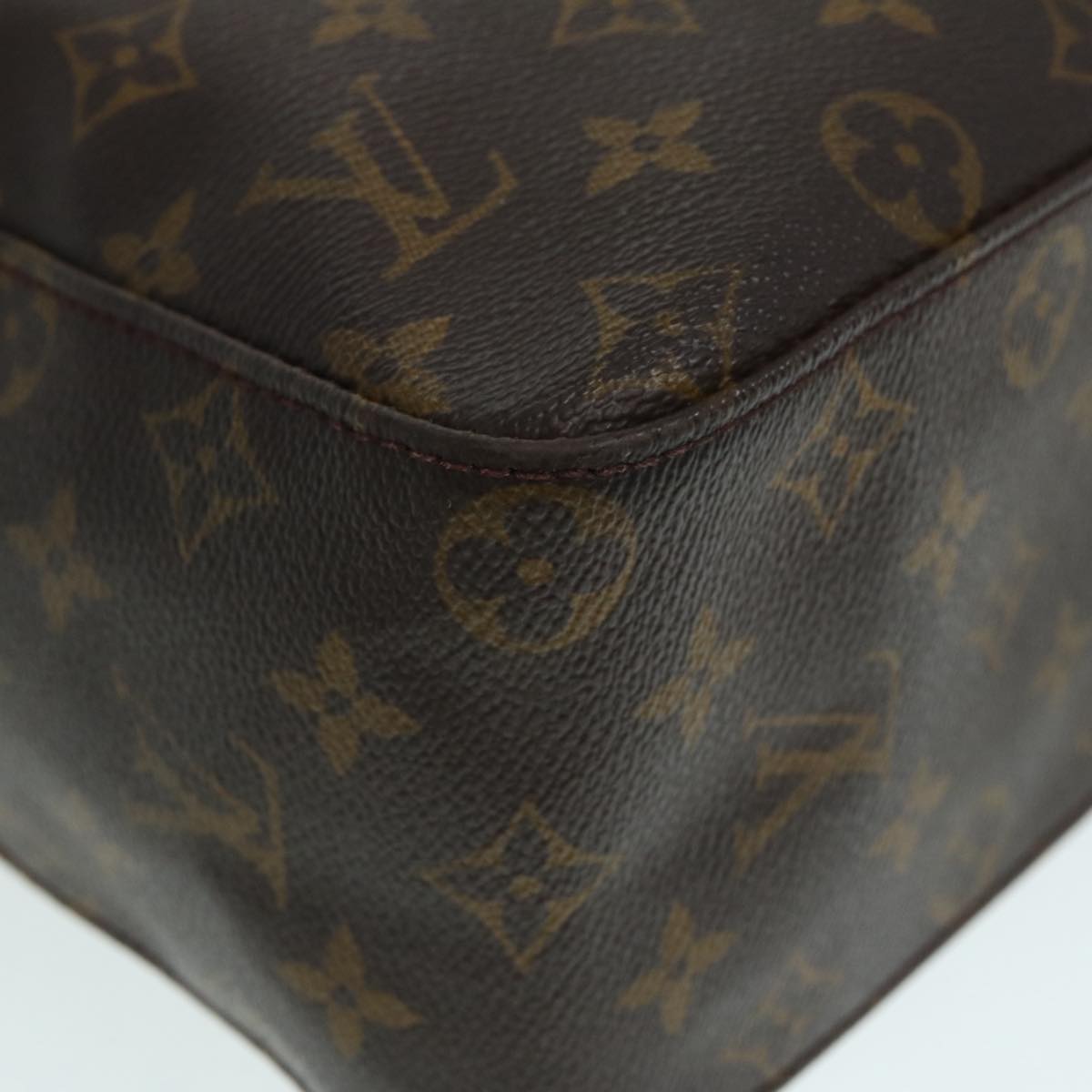 LOUIS VUITTON Monogram Looping GM Shoulder Bag M51145 LV Auth 87587