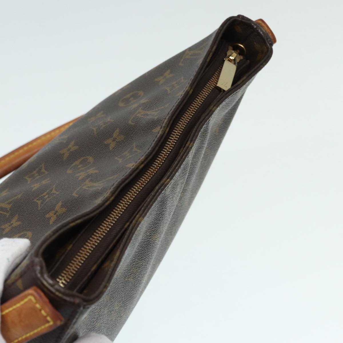 LOUIS VUITTON Monogram Looping GM Shoulder Bag M51145 LV Auth 87587