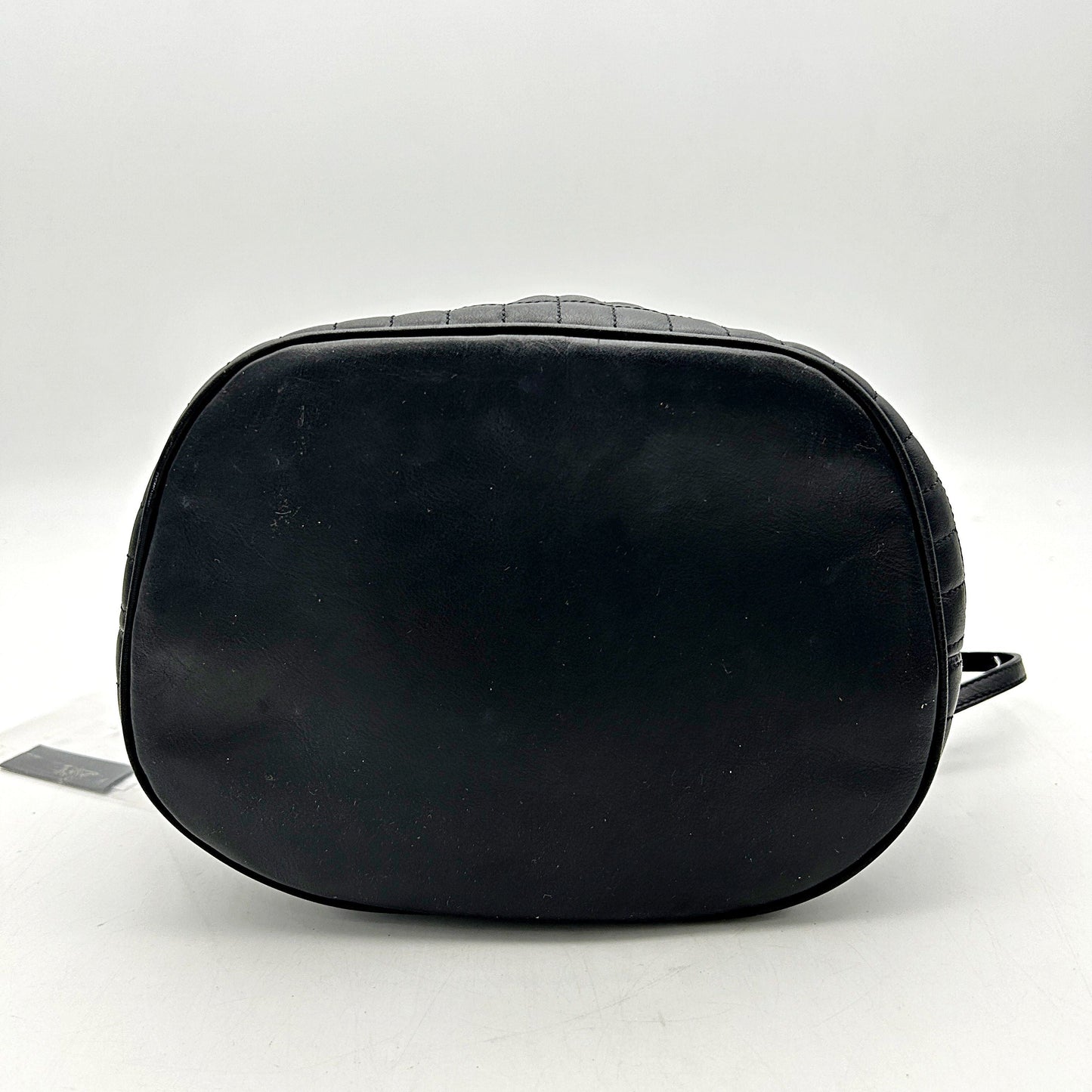 Pre-owned CELINE Calfskin Quilted Small C Backpack Black LA30799