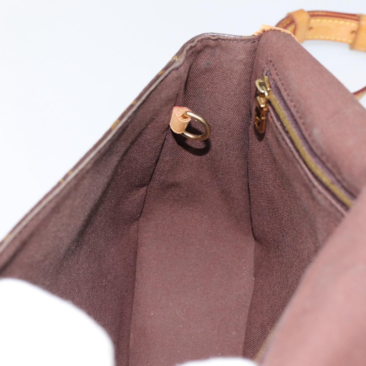 LOUIS VUITTON Monogram Menilmontant PM Shoulder Bag M40474 LV Auth 87593