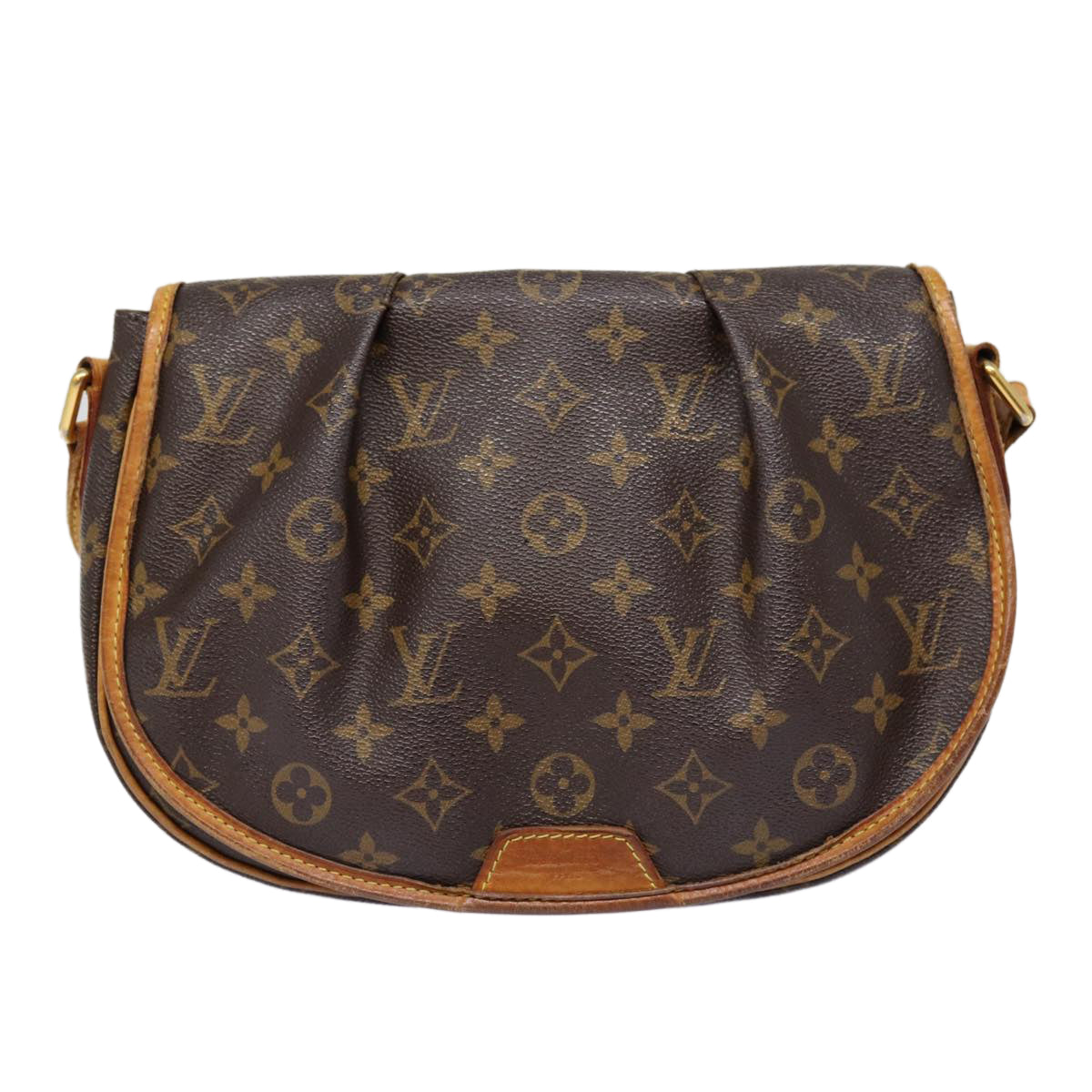 LOUIS VUITTON Monogram Menilmontant PM Shoulder Bag M40474 LV Auth 87593