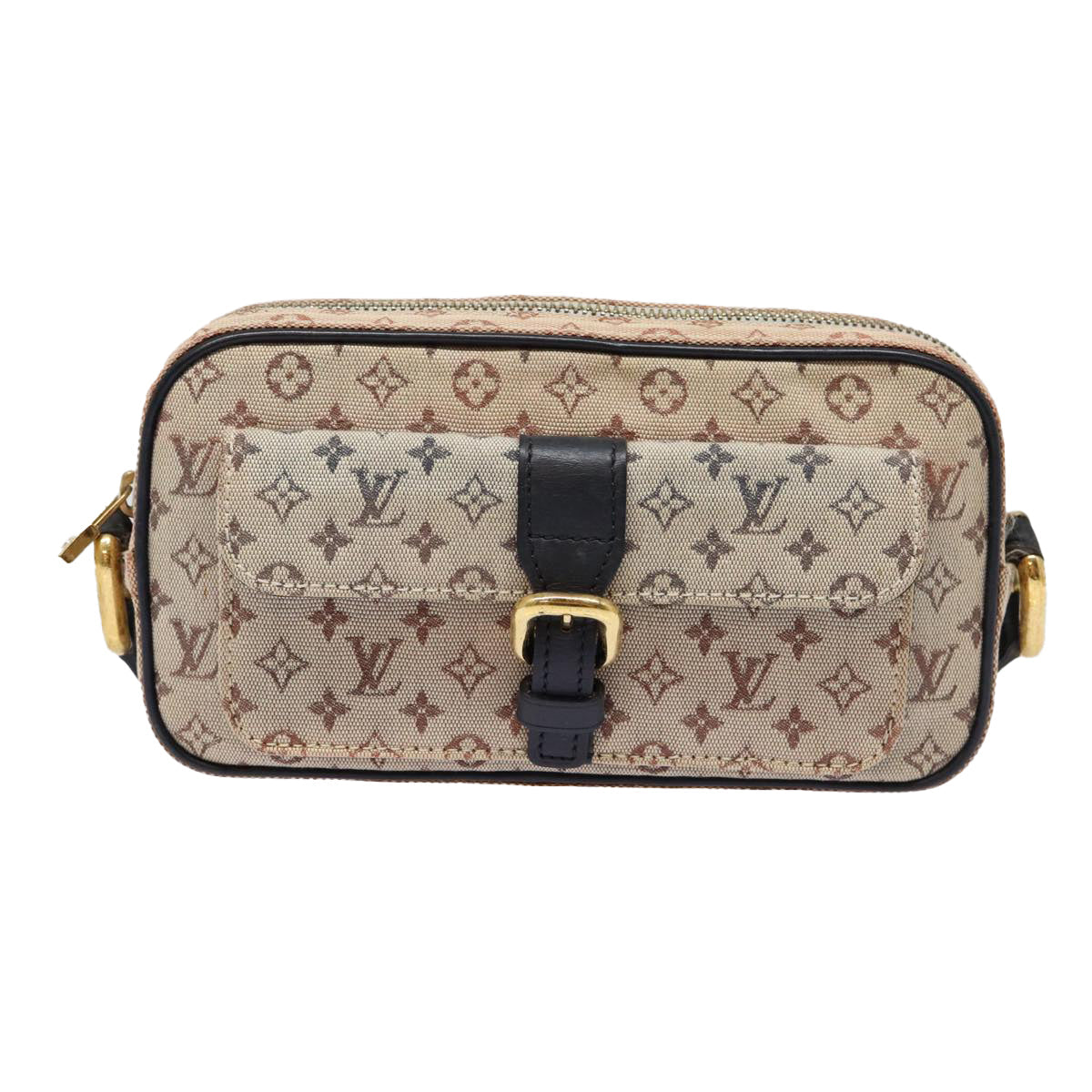 LOUIS VUITTON Monogram Mini Juliet MM Shoulder Bag Blue M92004 LV Auth 87603
