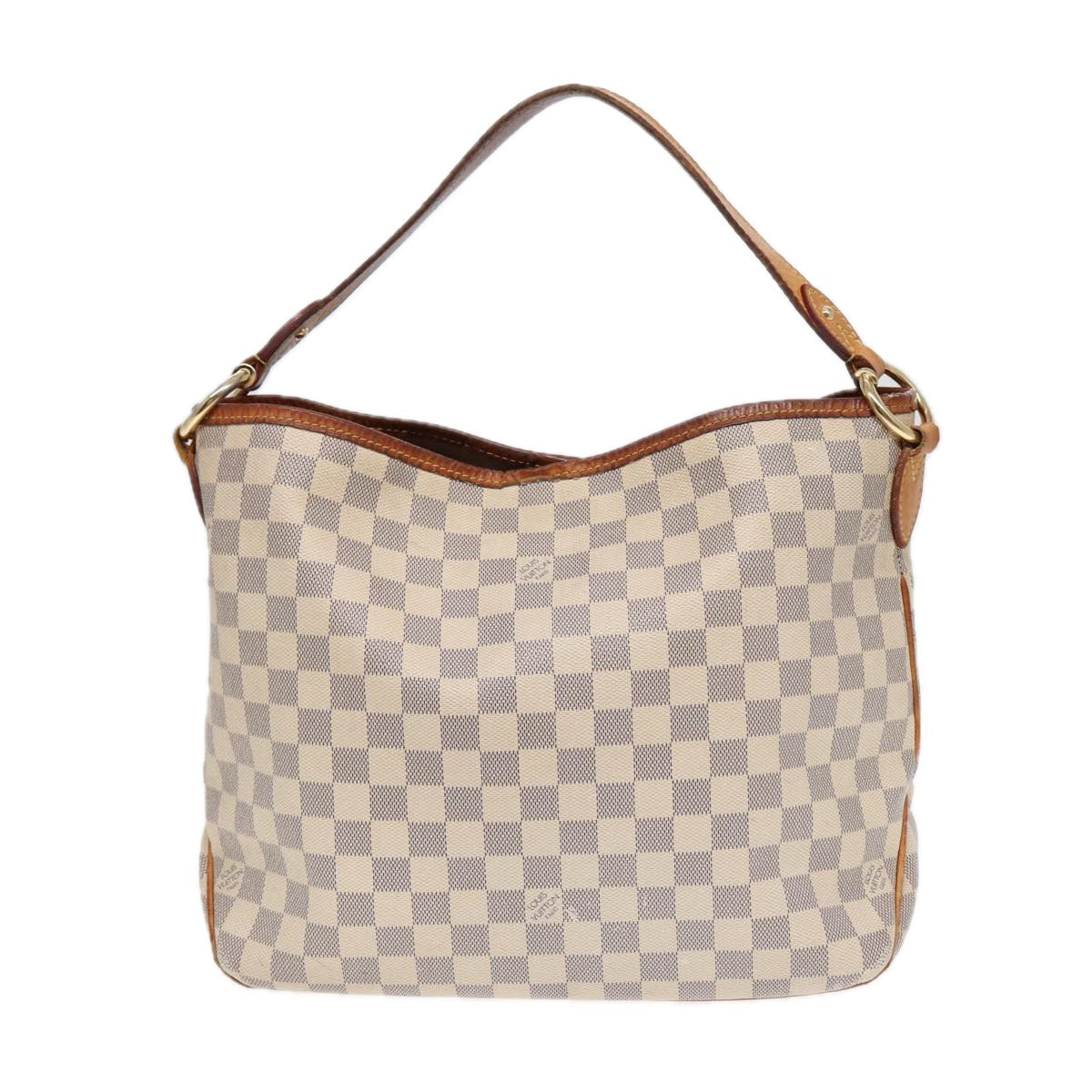 LOUIS VUITTON Damier Azur Delightful PM Shoulder Bag N41447 LV Auth 87896