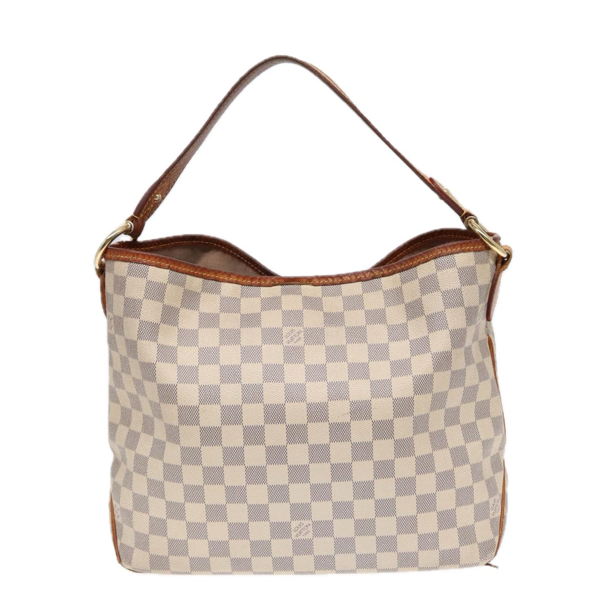 LOUIS VUITTON Damier Azur Delightful PM Shoulder Bag N41447 LV Auth 87896