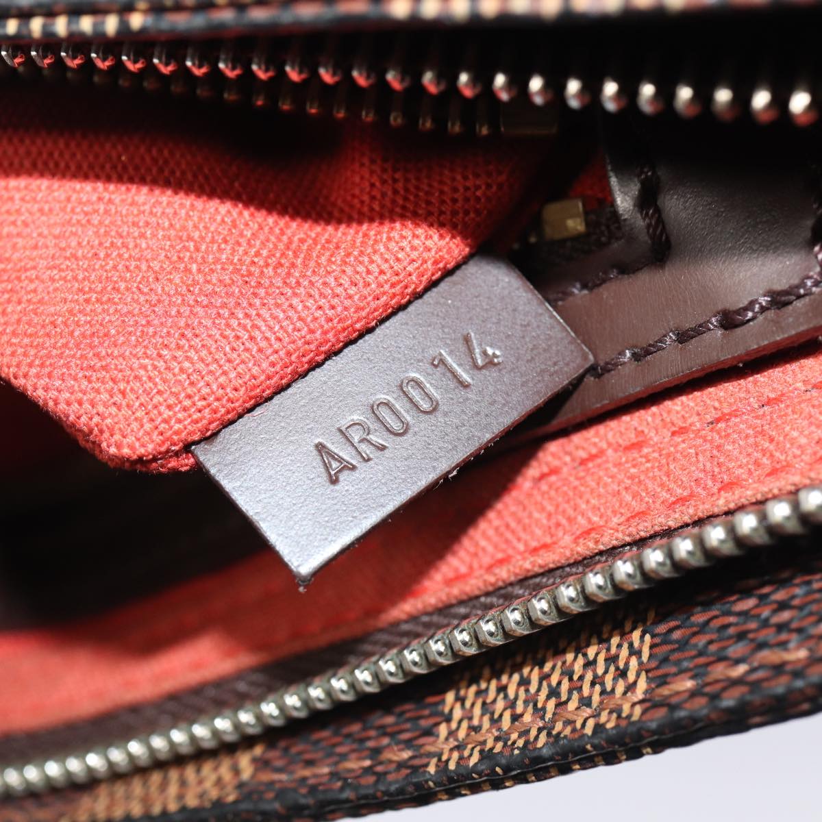 LOUIS VUITTON Damier Ebene Trotteur Shoulder Bag M51240 LV Auth 87972A