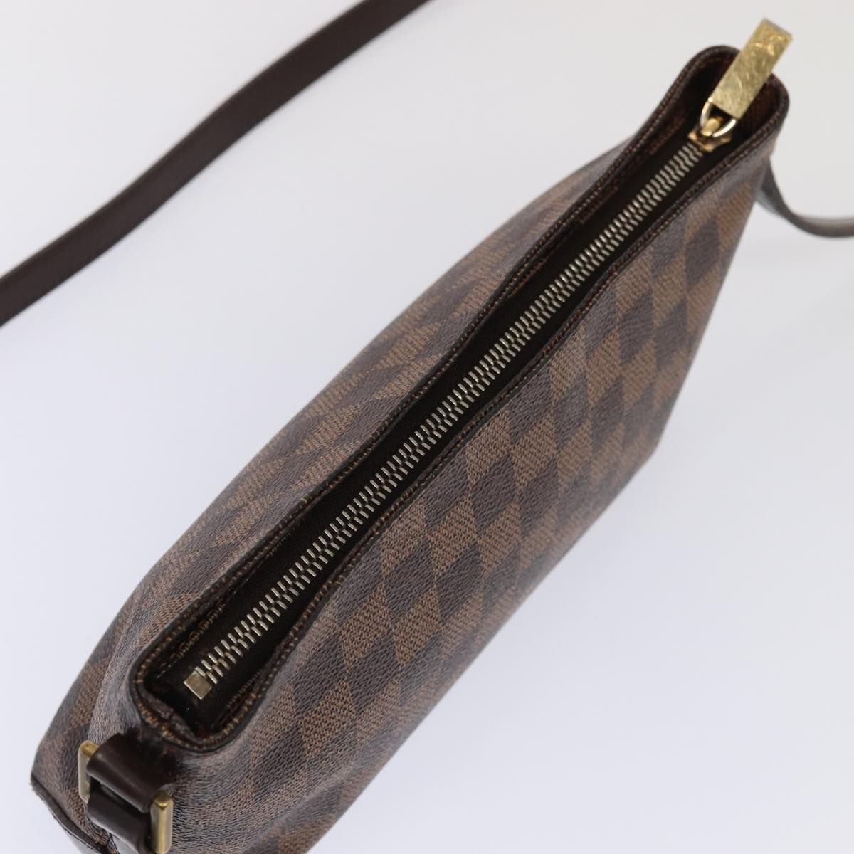 LOUIS VUITTON Damier Ebene Trotteur Shoulder Bag M51240 LV Auth 87972A